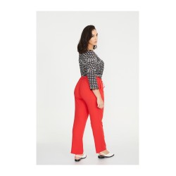 Pantalón fluido rojo