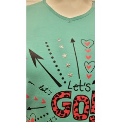 Camiseta "Lets go" laguna