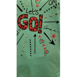 Camiseta "Lets go" laguna