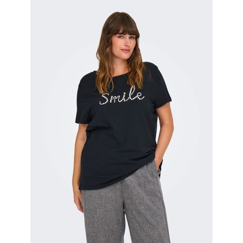 Camiseta perlas "Smile"