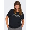 Camiseta perlas "Smile"