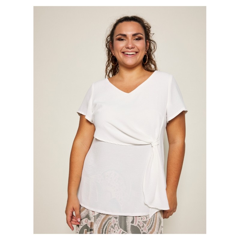 blusa "fina" blanca