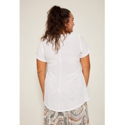 blusa "fina" blanca