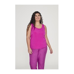 top basico fucsia