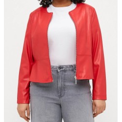 Chaqueta polipiel "Aramy"
