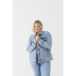 cazadora vaquera "ocean" plussize