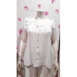 blusa canesú blanca