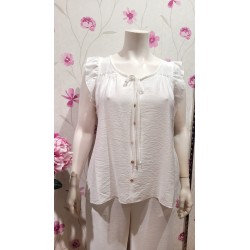 blusa canesú blanca