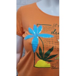 camiseta algodón bloom
