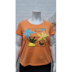 camiseta algodón bloom