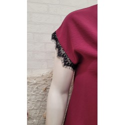blusa puntillas morada