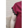 blusa puntillas morada