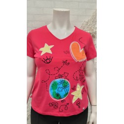 Camiseta vive viaja sueña