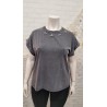 camiseta algodón strass