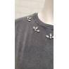 camiseta algodón strass