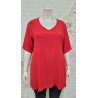 blusa roja strass
