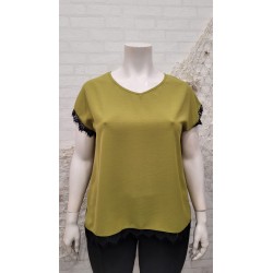 blusa blondas verde
