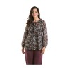 Blusa cuello rizado