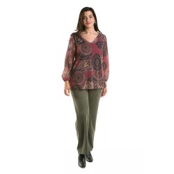 blusa gasa hilo de brillo
