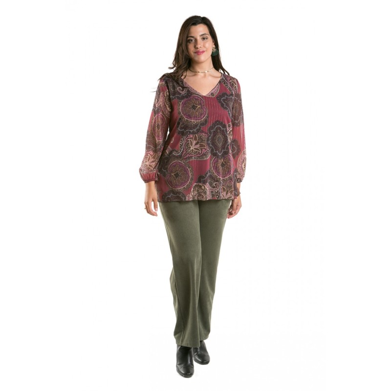 blusa gasa hilo de brillo
