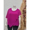 Blusa capas fucsia