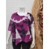 blusa capas morada