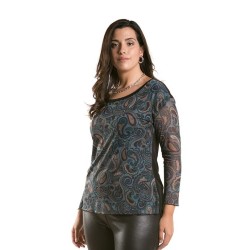 Camiseta tul estampado...