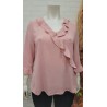 blusa Rosario Rosa