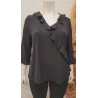 blusa Rosario negra