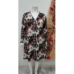 vestido Marianne ( en granate)