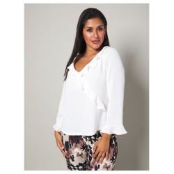 blusa rosario blanca