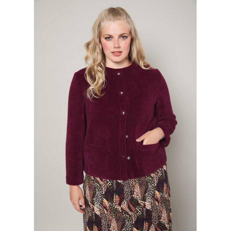 Chaqueta kristin granate
