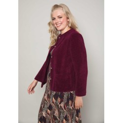 Chaqueta kristin granate