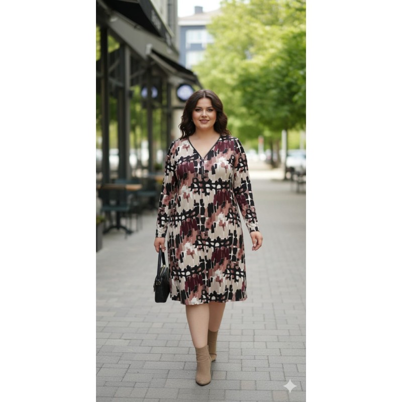 vestido Marianne ( en granate)