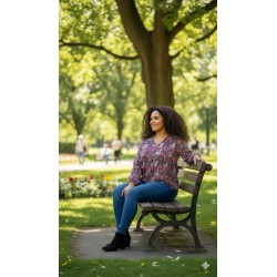 Blusa triangulos Cesar