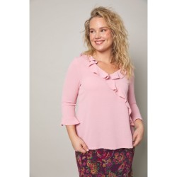 blusa Rosario Rosa