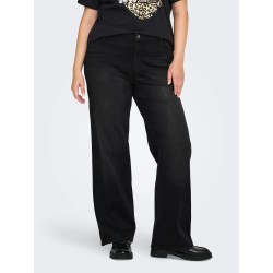 vaquero curvy wide recto negro