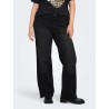 vaquero curvy wide recto negro