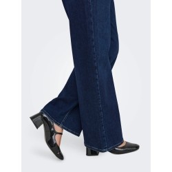 vaquero curvy wide recto azul