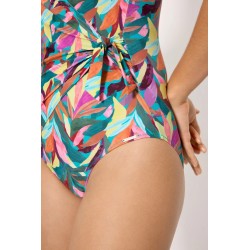 Bañador moldeador hojas