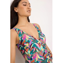 Bañador moldeador hojas