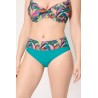 bikini reductor turquesa hojas