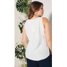 Top "Chantal" blanco
