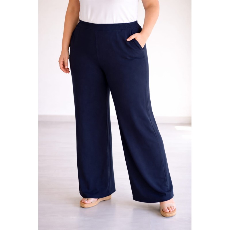 Pantalón fluido marino