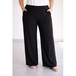 Pantalón fluido negro