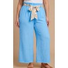 Pantalón lazada celeste