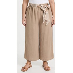 Pantalón lazada beige