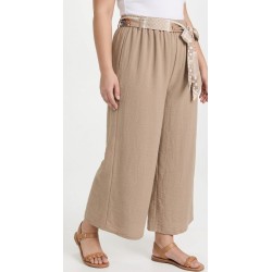 Pantalón lazada beige