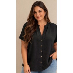 Blusón básico negro