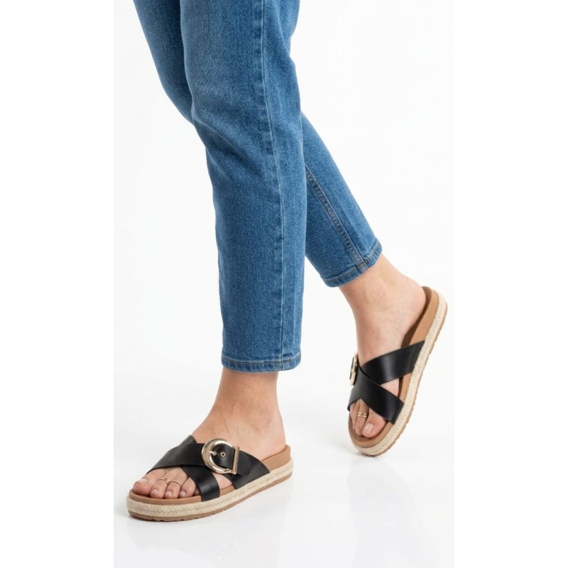 sandalia pala negra